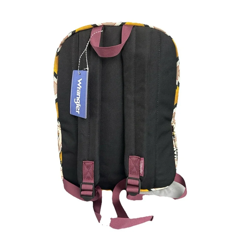 Wrangler Unisex's Light Brown-tape‎ Backpack WG2000-001TN New